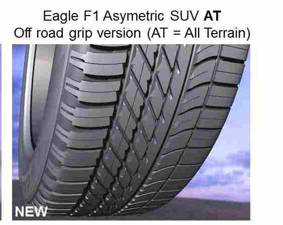 235/60R18 107V Goodyear EAGLE F1 ASYMMETRIC SUV AT XL