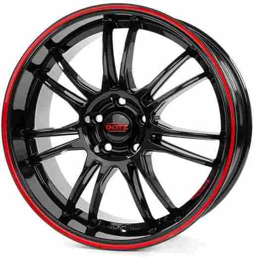 Dotz SHIFT pinstripe red 7x16 5x114.3 ET48